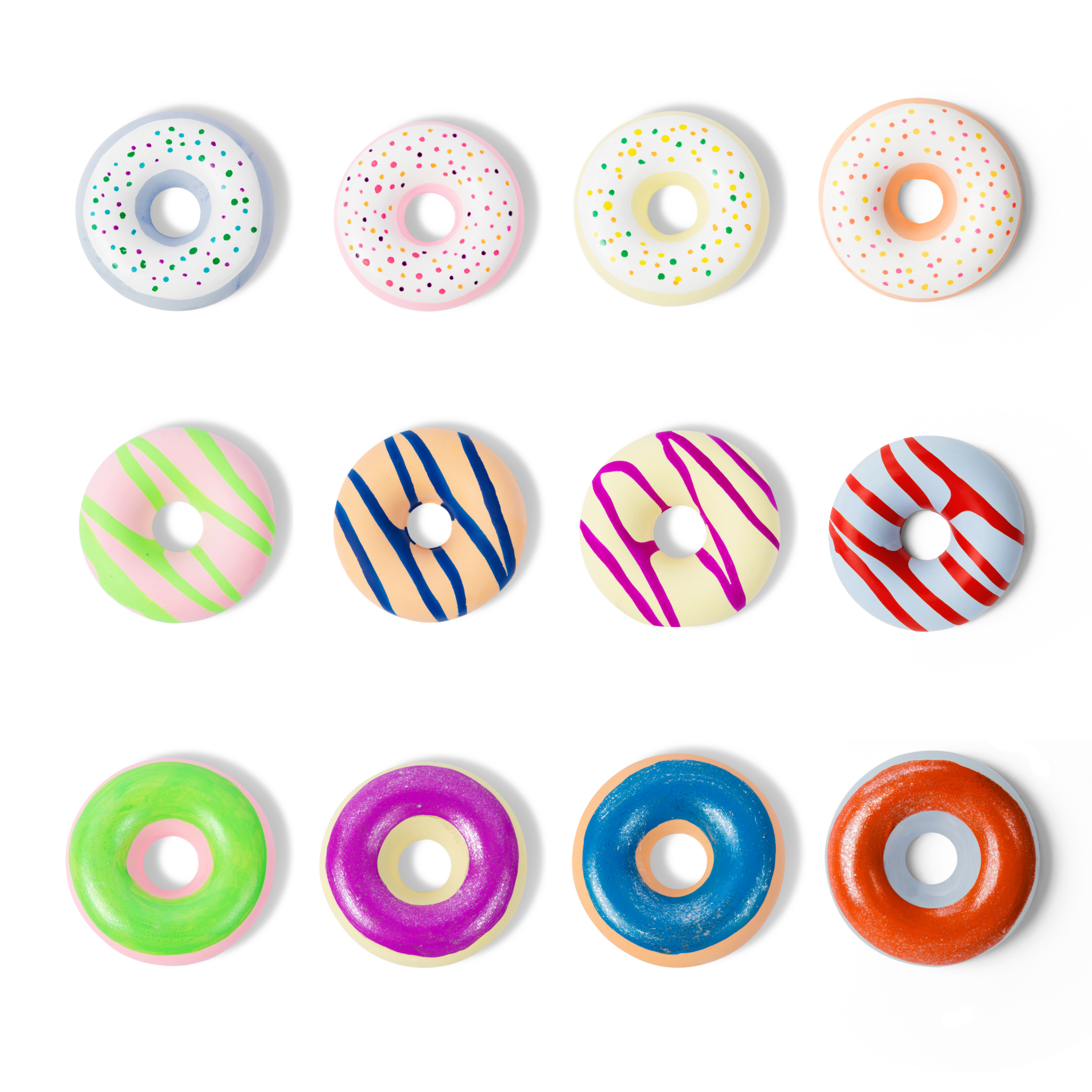 TWEE made for little hands - Wholesale Chalk - DONUTS | ASSORTED STYLES | TWEE HANDMADE SIDEWALK CHALK1