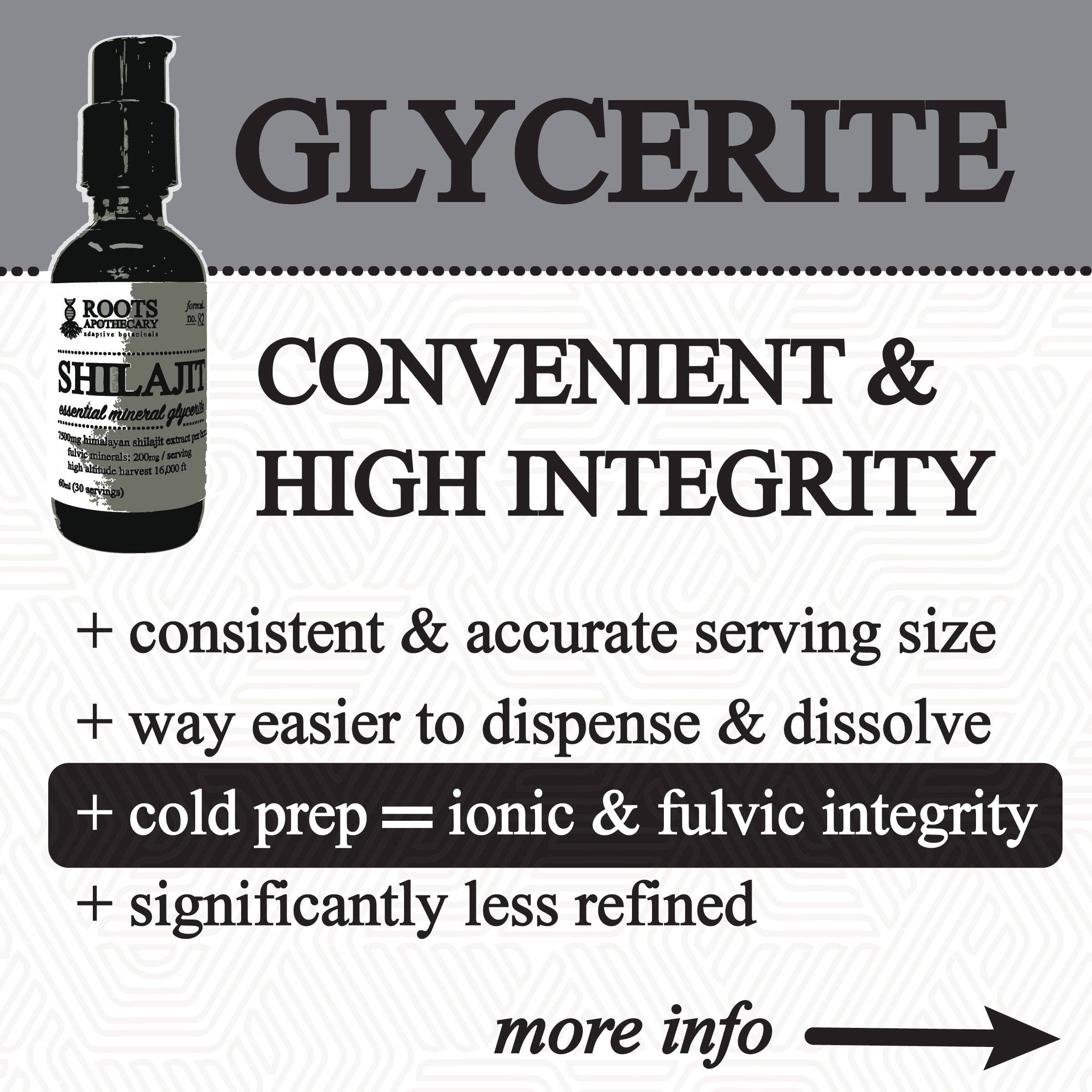 Roots Apothecary - Vente Supplément oral/vitamine - glycérine de shilajit (60 ml)6