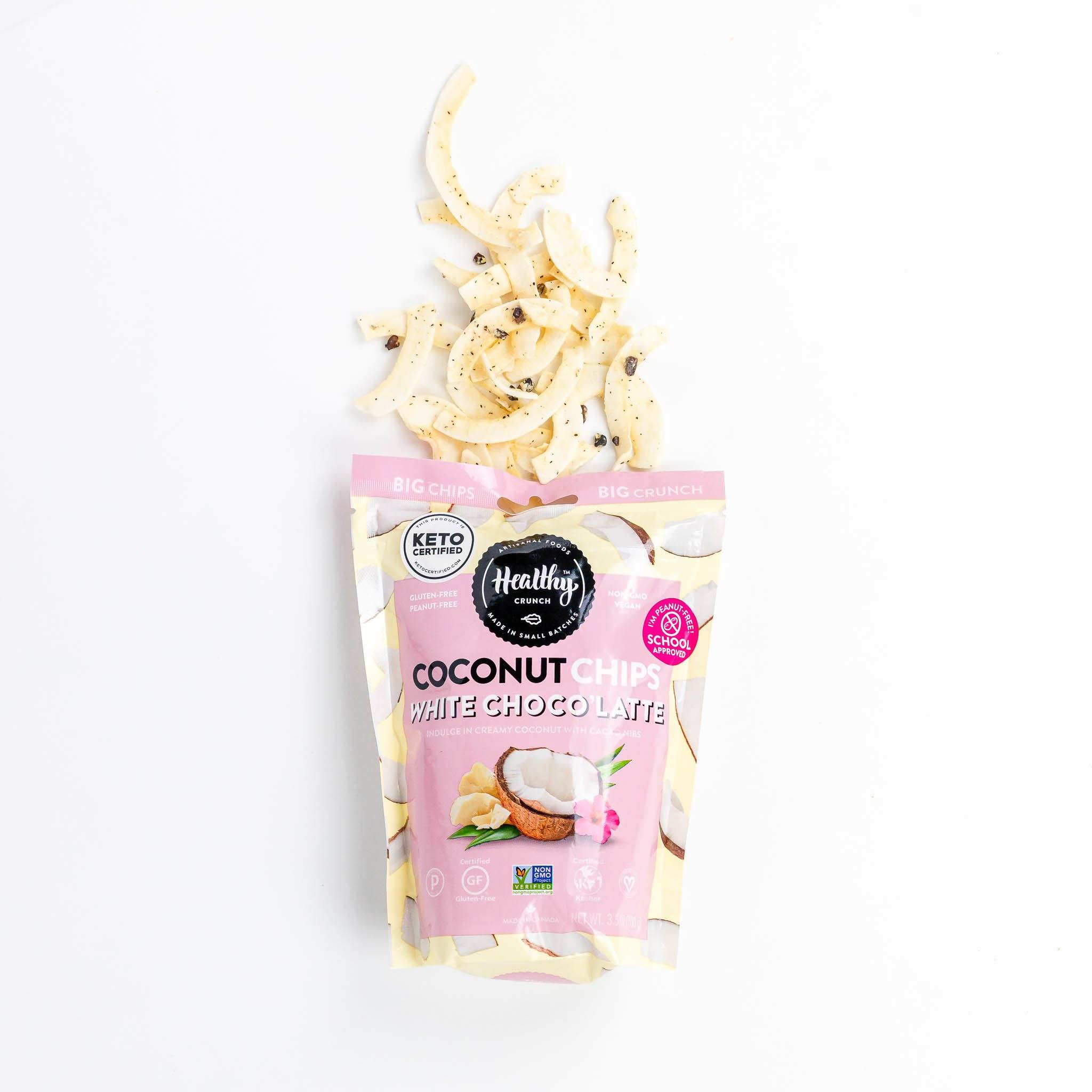 Healthy Crunch - Wholesale Chips - White Choco'Latte Coconut Chips6