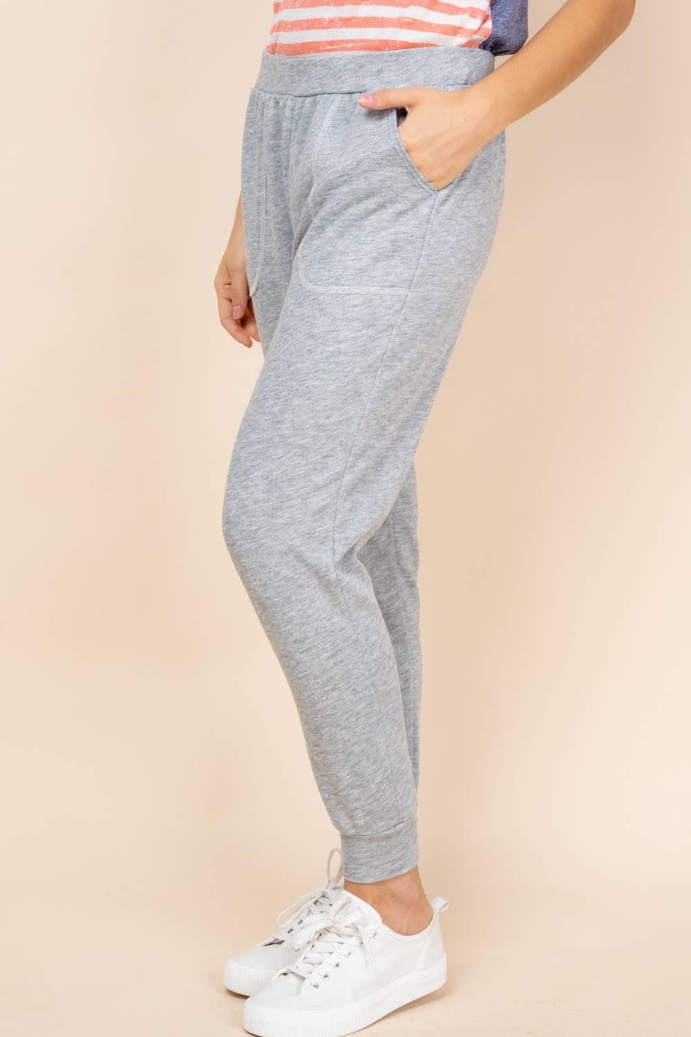 A.gain - Wholesale Lounge Sweatpants/Joggers - Women's - 40054LP325 PLUS SIZE A.GAIN WOMEN'S PAJAMA STRAIGHT JOGGER 1