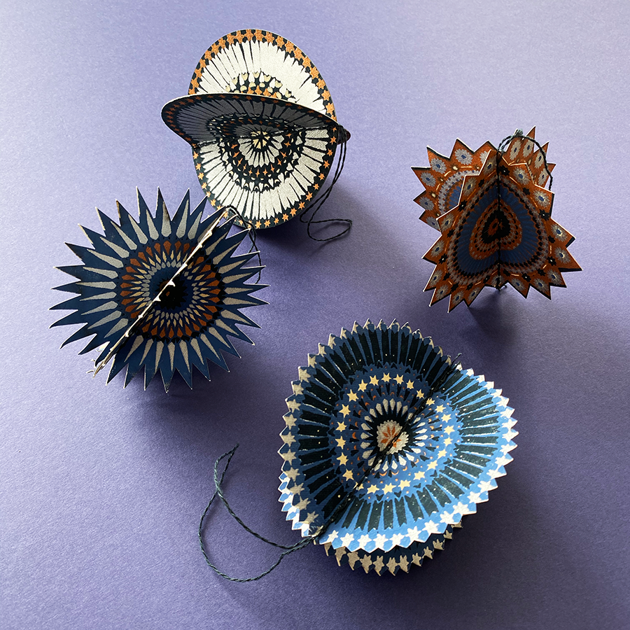 East End Press - Vendita all'ingrosso Set di decorazioni  - Decorazioni di Carta a Forma di Stelle2