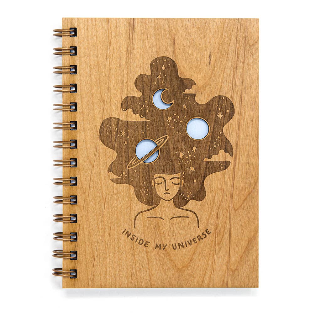 Hereafter - Wholesale Journal/Diary - Inside My Universe Wood Journal2