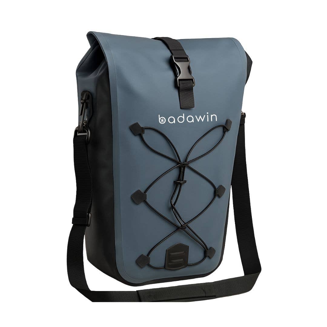 BADAWIN - Wholesale Biking Accessories - Hind Blue 25/30L 2in1 Luggage Bike Bag 1