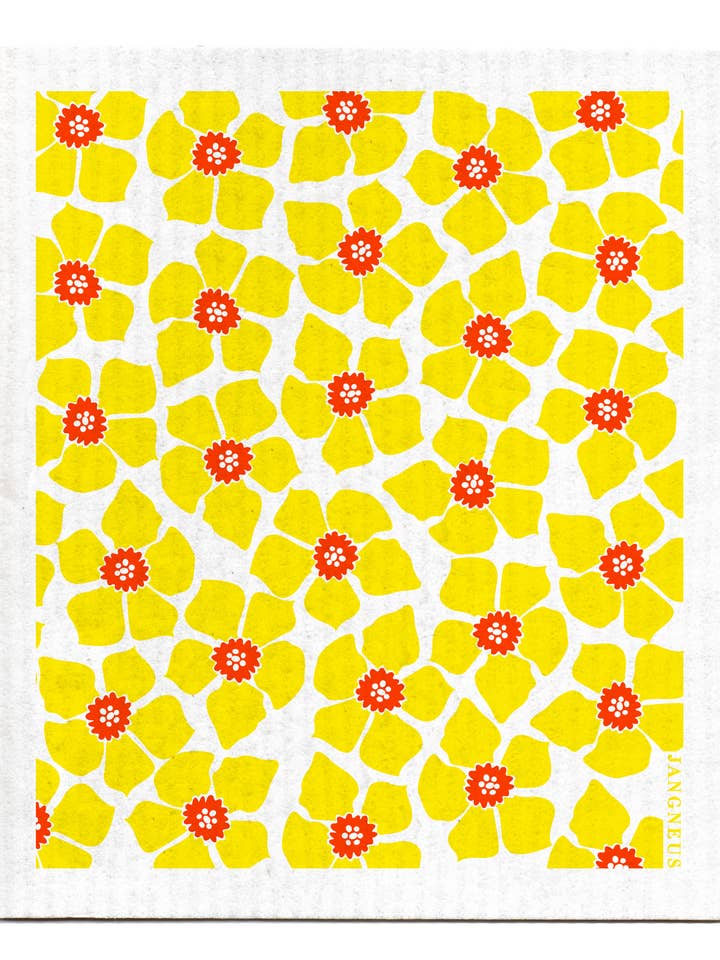 Swedish Dishcloth - Daffodil - Yellow for wholesale by Esthetic Living