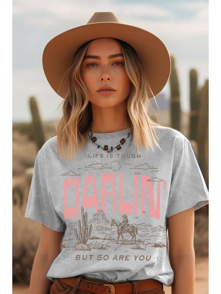 HRTandLUV - Wholesale T-Shirt (Graphic) - Women's - DARLIN MINERAL GRAPHIC TOP
