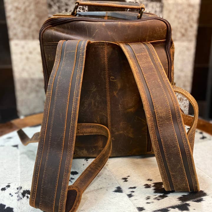 Western Linens - Wholesale Backpack - Women's - Vintage Leather Backpack