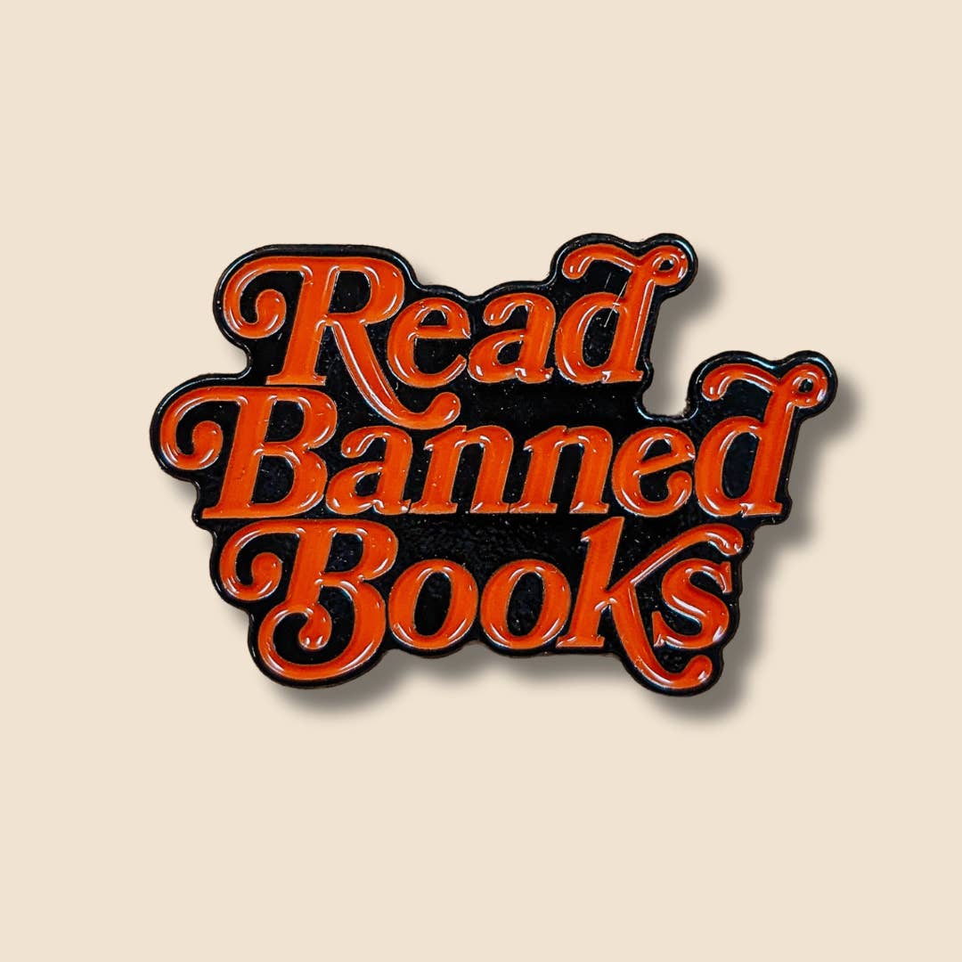 Indigo Maiden - Wholesale Lapel pin/button - Read Banned Books Enamel Pin