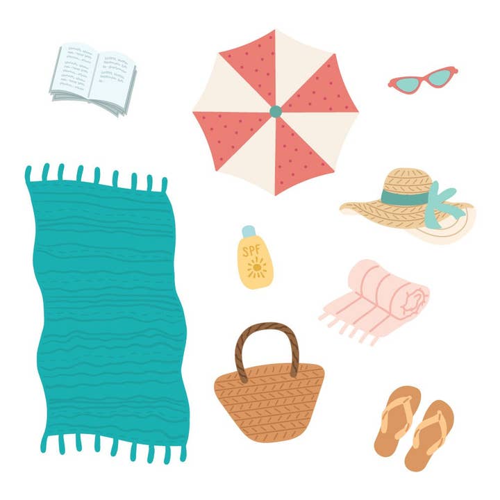 Couches Ravissantes : À La Plage - Honey Cuts - Matrices Autonomes pour la vente par Honey Bee Stamps