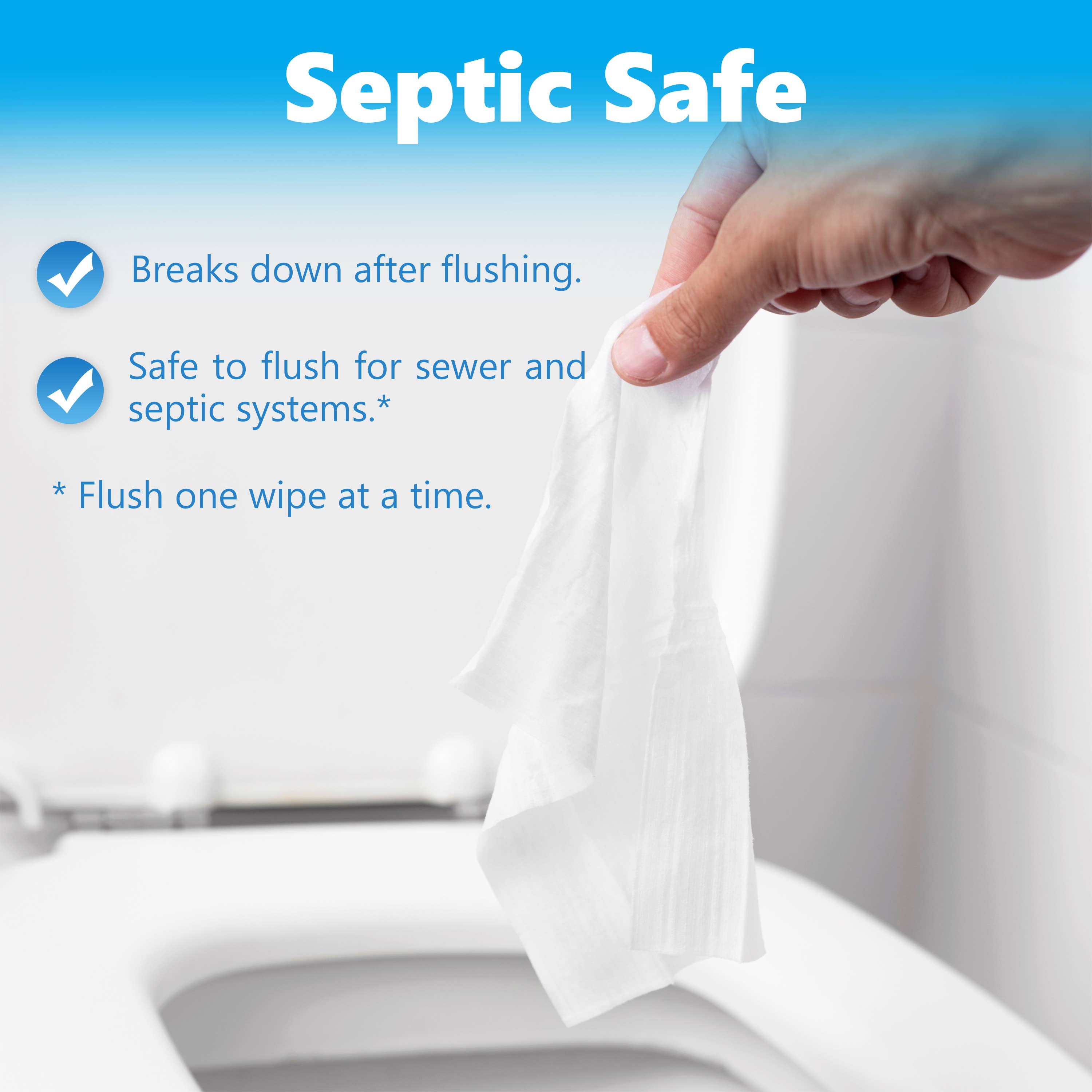 Air Jungles - Wholesale Face & Body Wipes - Air Jungles Flushable Wet Wipes 6 Packs, 300 Wipes3