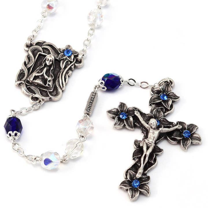 Rosary of Our Lady of Lourdes for wholesale by Ghirelli Rosaries