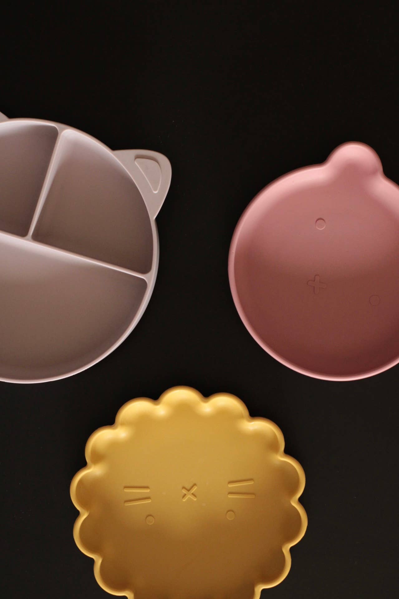 Soina - Wholesale Dinner Plate - Kids & Baby - Silicone plate with compartments (Tortora)3