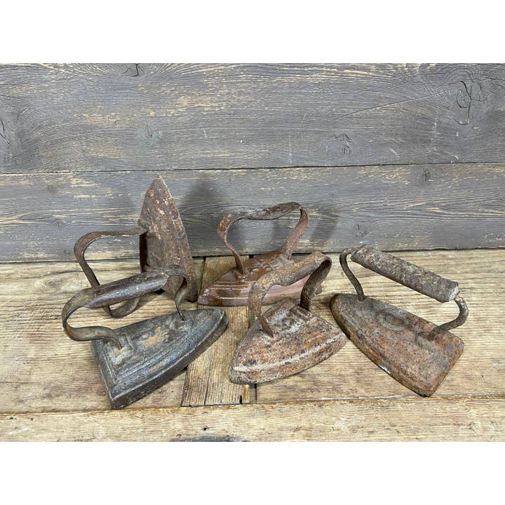 My Amigos Imports - Wholesale Decorative Tabletop Object - Antique Iron Press-Original-Vintage-Metal Iron-Plancha