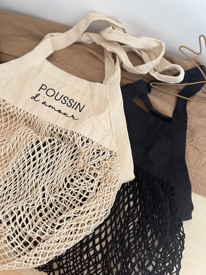 MAI mini mesh mesh bag for wholesale by Les Petites Broderies