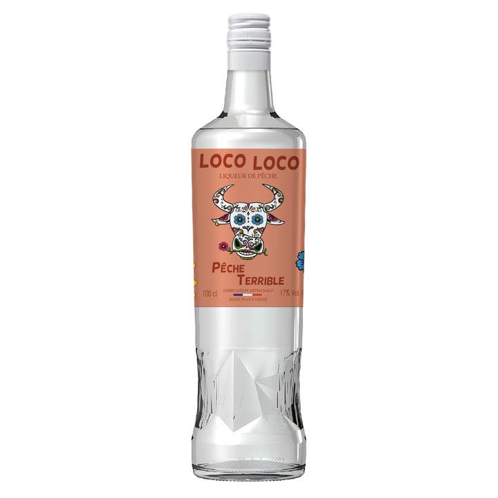 Le Vin Émoi - Vendita all'ingrosso Liquore - Crème De Pêche Terrible Loco Loco 100cl
