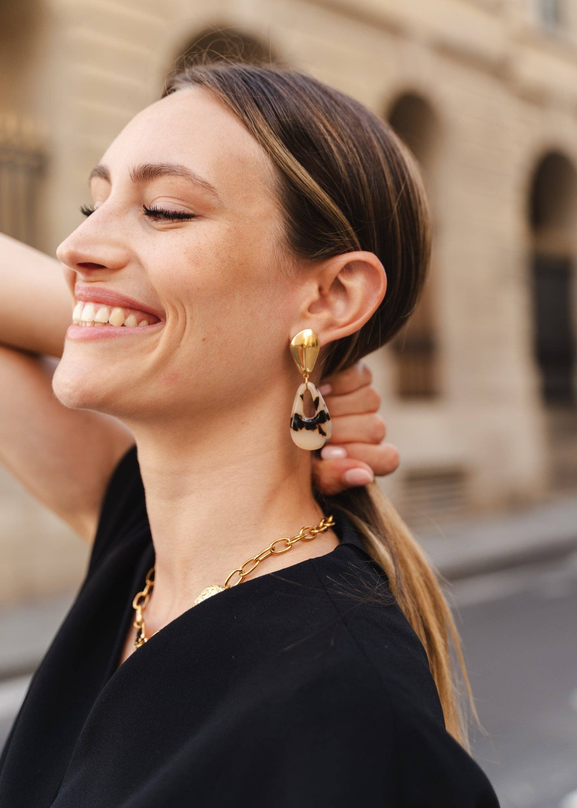 Voguette Paris – Brincos de argola por atacado – Brincos KAY0