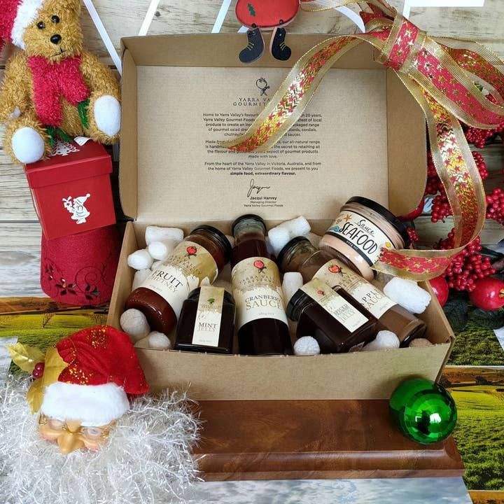 Yarra Valley Gourmet Foods - Wholesale Gift box - Christmas Condiment Hamper Box0
