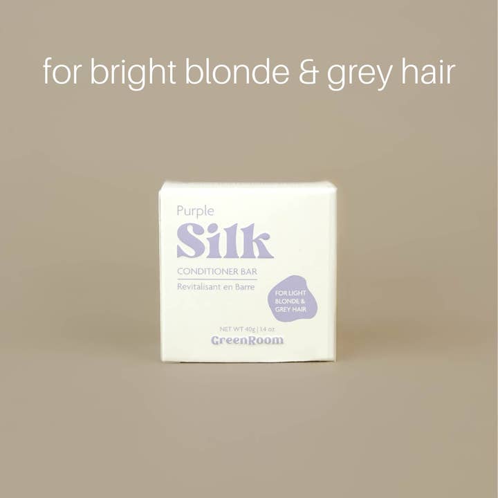 Green Room - Wholesale Hair Conditioner - PURPLE Silk Conditioner Bar