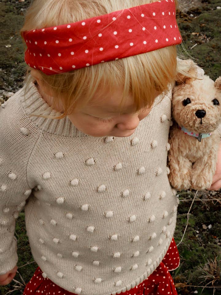 Fliink - Venta al por mayor Jersey de punto - Niños - BON DOT PULLOVER - SANDSHELL