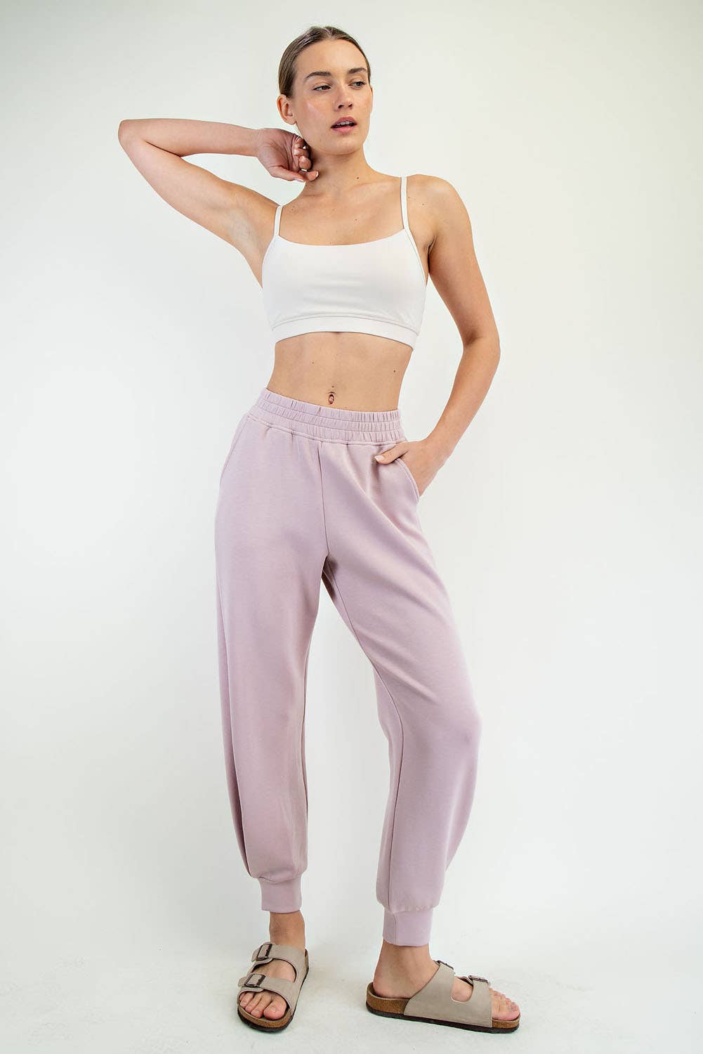 Rae Mode - Wholesale Athletic Sweatpants/Joggers - Women's - MODAL SCUBA FULL LENGTH JOGGER PANT58