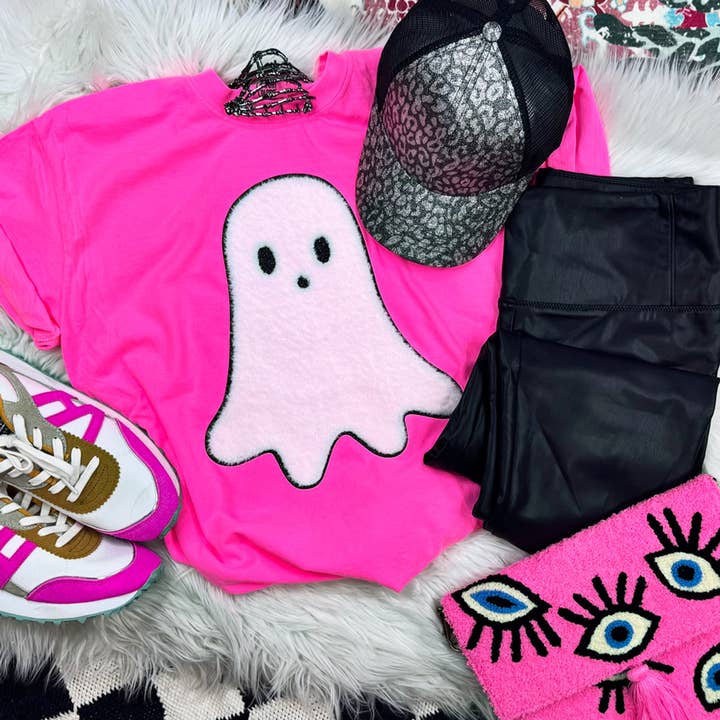 Ghost Fluffy Tee for wholesale by Trendy Tee Co.