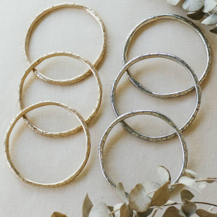 Nakila Collective - Wholesale Jewellery set - Shivani bangle set - Brass2
