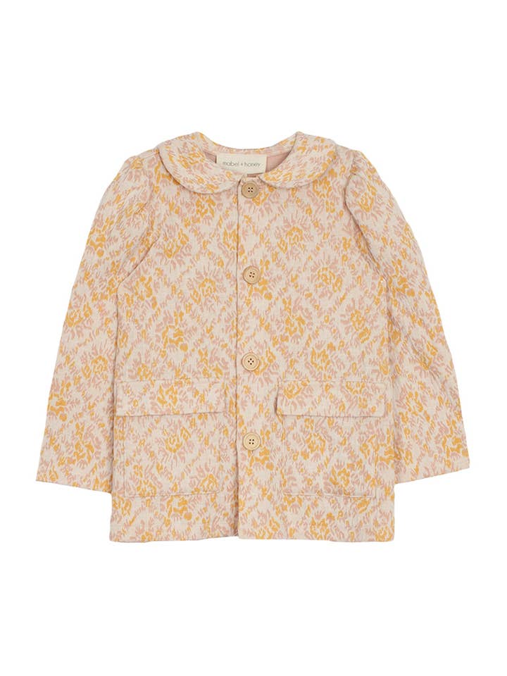 Yellow Charlotte Sweater Knit Jacket for wholesale on Faire