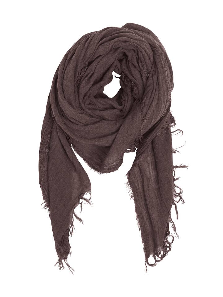 Echarpe Laine St-Gervais Prune pour la vente par July To June