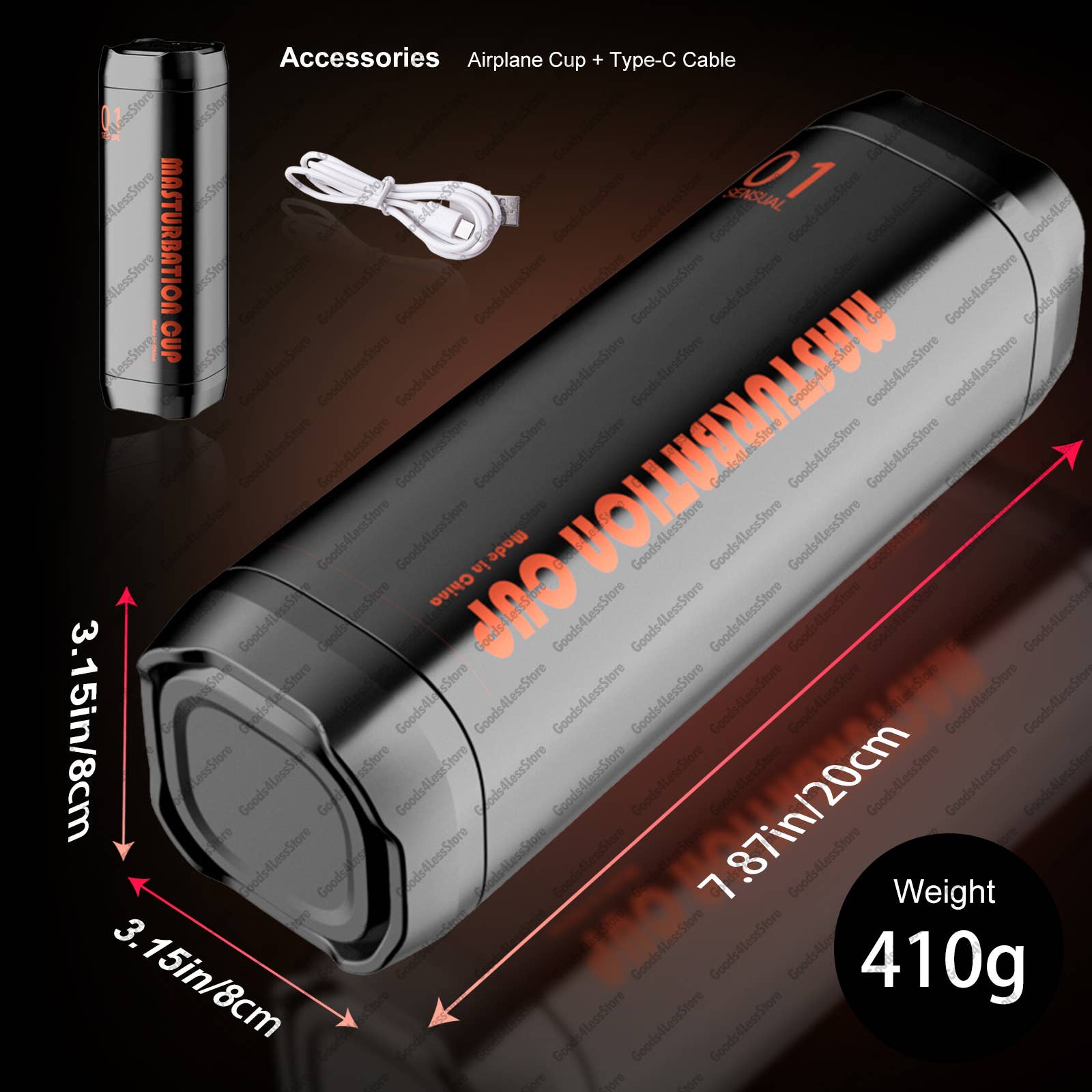 VibChief - Wholesale Sex Toy - Thrusting & Rotation Masturbation Toy for Men3