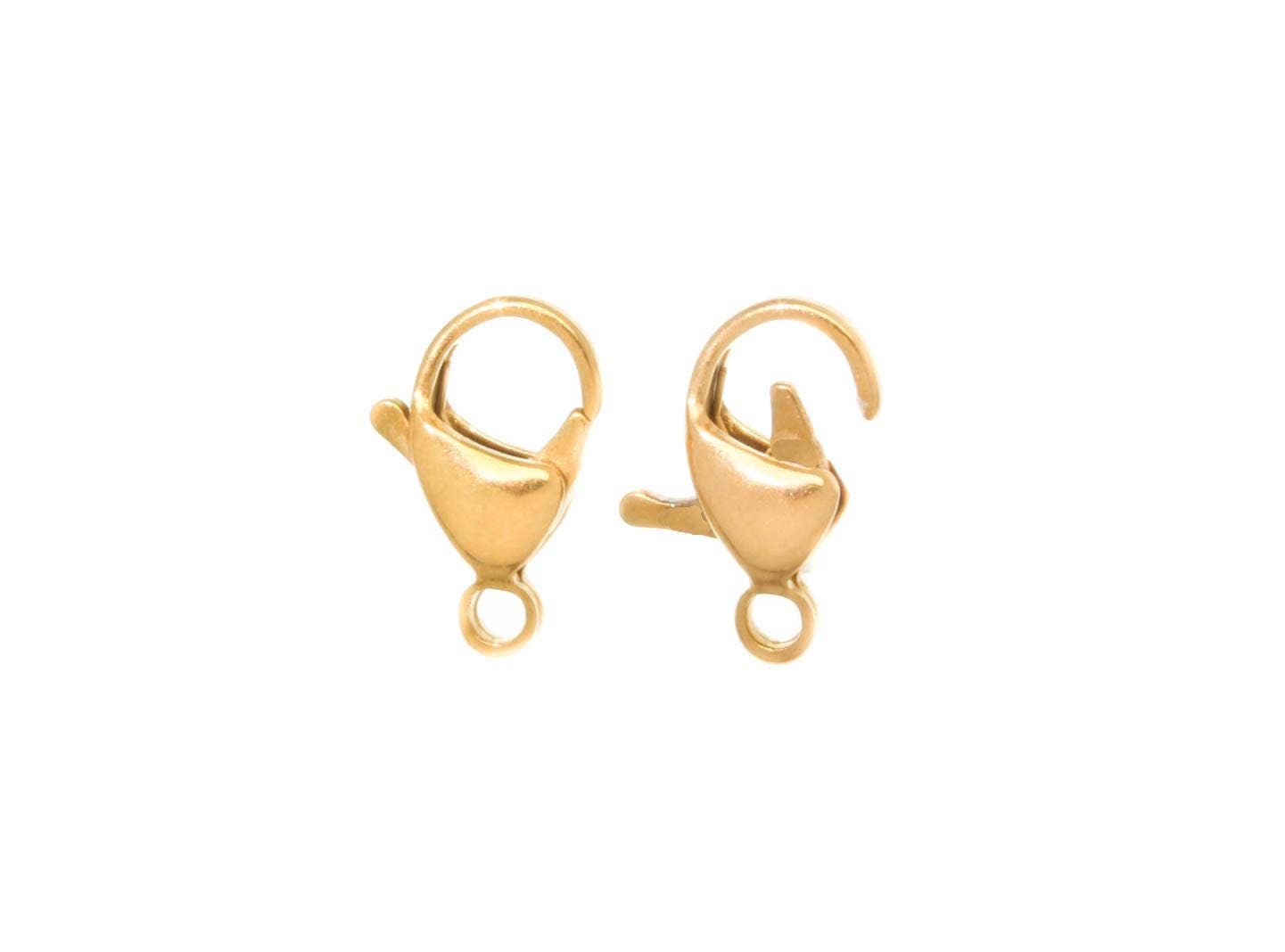 Jewel Pledge - Wholesale Clasp - 20 pcs Stainless Steel Tarnish Proof Lobster Clasp.CLSS01-02