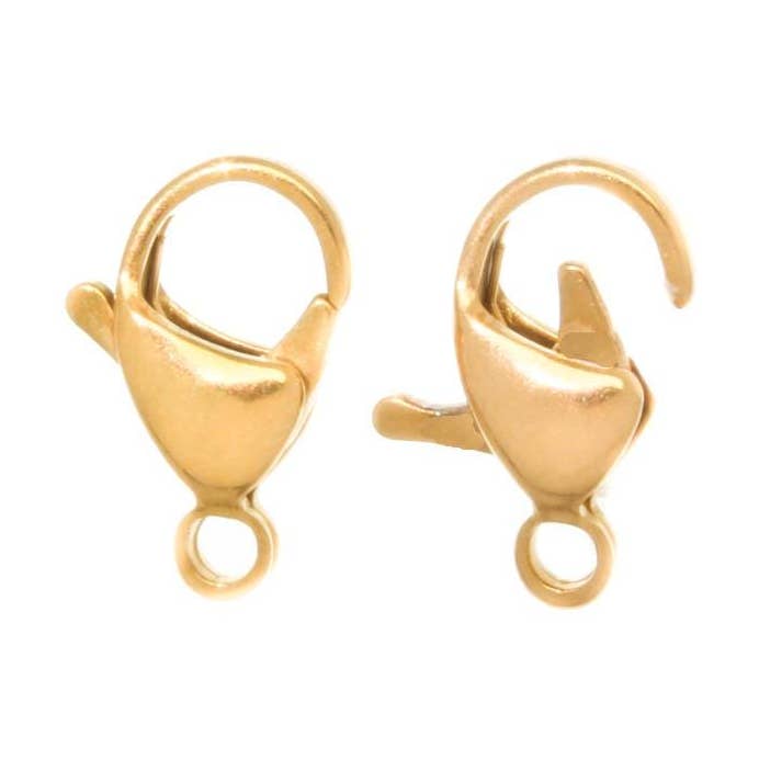 20 pcs Stainless Steel Tarnish Proof Lobster Clasp.CLSS01-02 for wholesale by Jewel Pledge