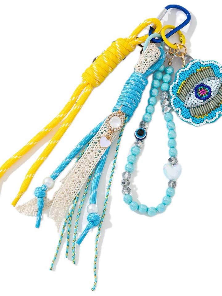 Keychain / Bag charm eye for wholesale by SHEERA