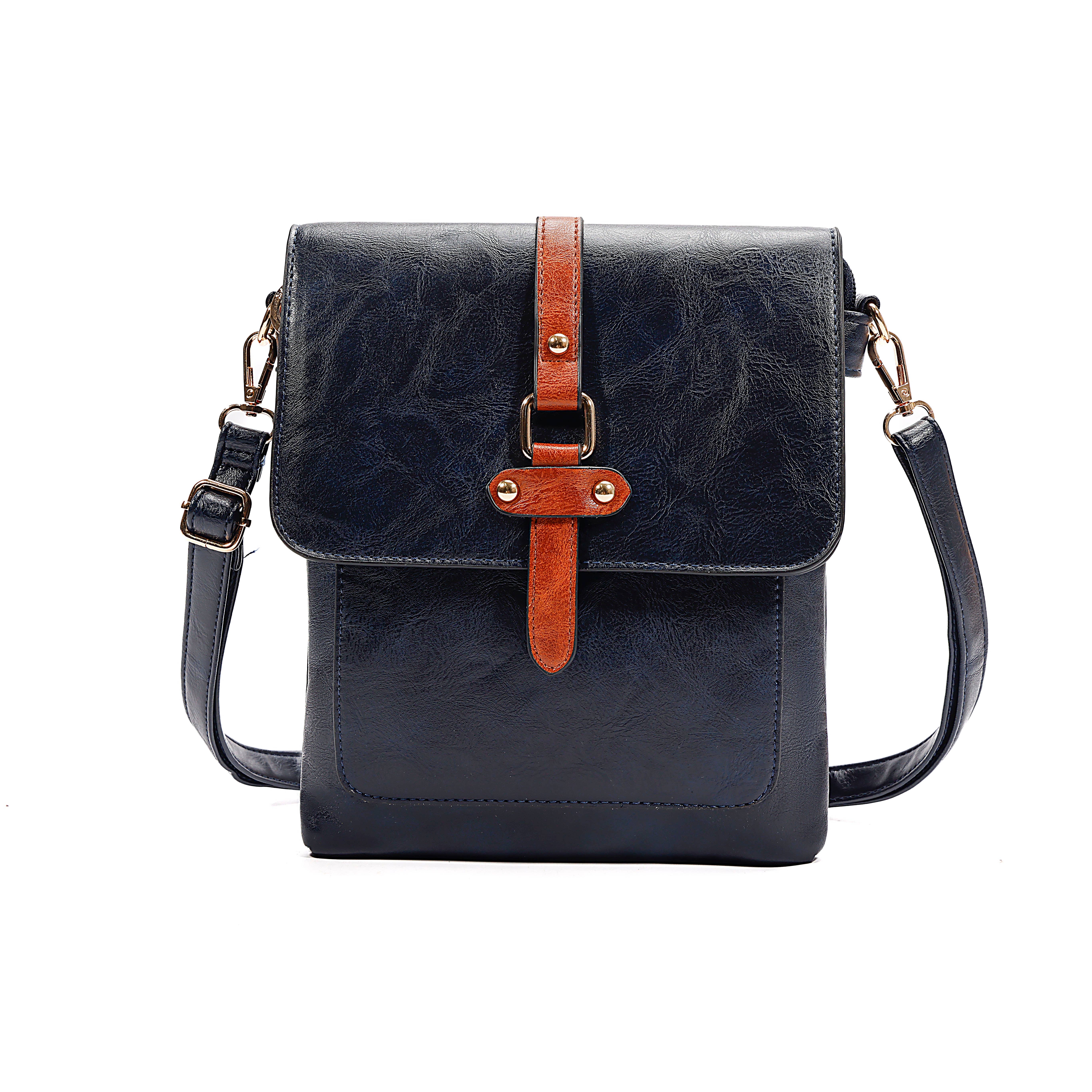 Superbia – wholesale Crossbody bag – Women's – Superbia Two-toned Flat Over Multipockets Crossbody Bag 91441