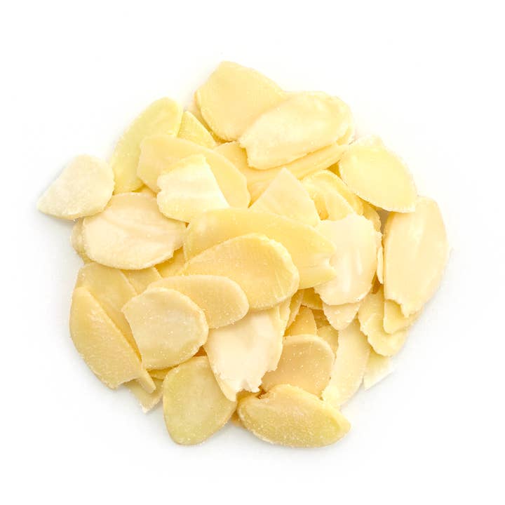Blanched Regular Sliced Almonds, Nuts (25 lbs) for wholesale by Tootsi Impex