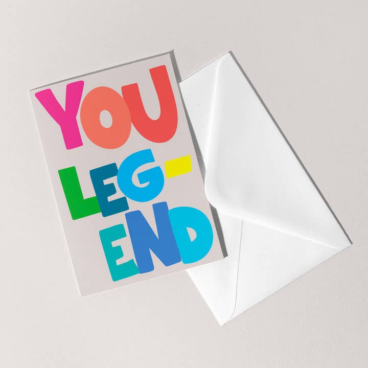 You Legend Card | Godt klaret Tillykke for engroshandel hos Feel Good Supplies