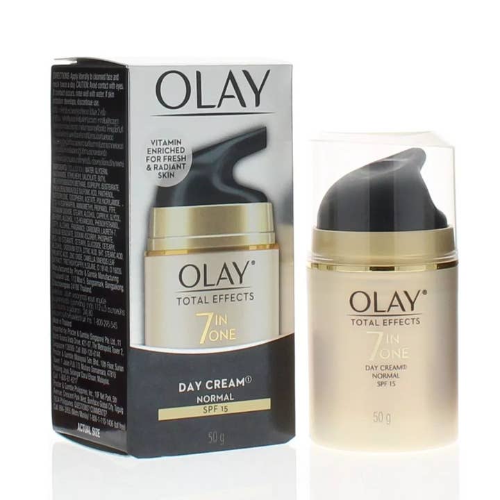 UTN LLC - Wholesale Anti-Aging Moisturizer - Olay, Total Effects 7 in 1 Day Cream SPF 15, 50g, 1.7 oz