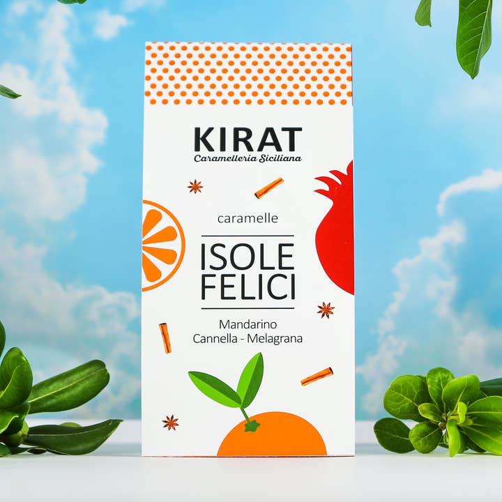 Süßigkeiten Happy Islands Mandarine- Zimt- Granatapfel 180gr für den Großhandel von Kirat