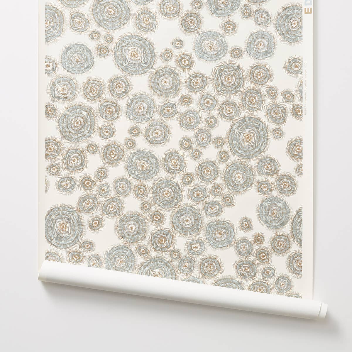 Makelike - Wholesale Wallpaper - Burst Five-Color Hand Screen-Printed Wallpaper0