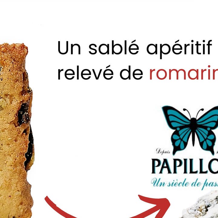 Lou Goustetto - Wholesale Cookie - Laminated product sheet - Roquefort & Rosemary aperitif cookie0