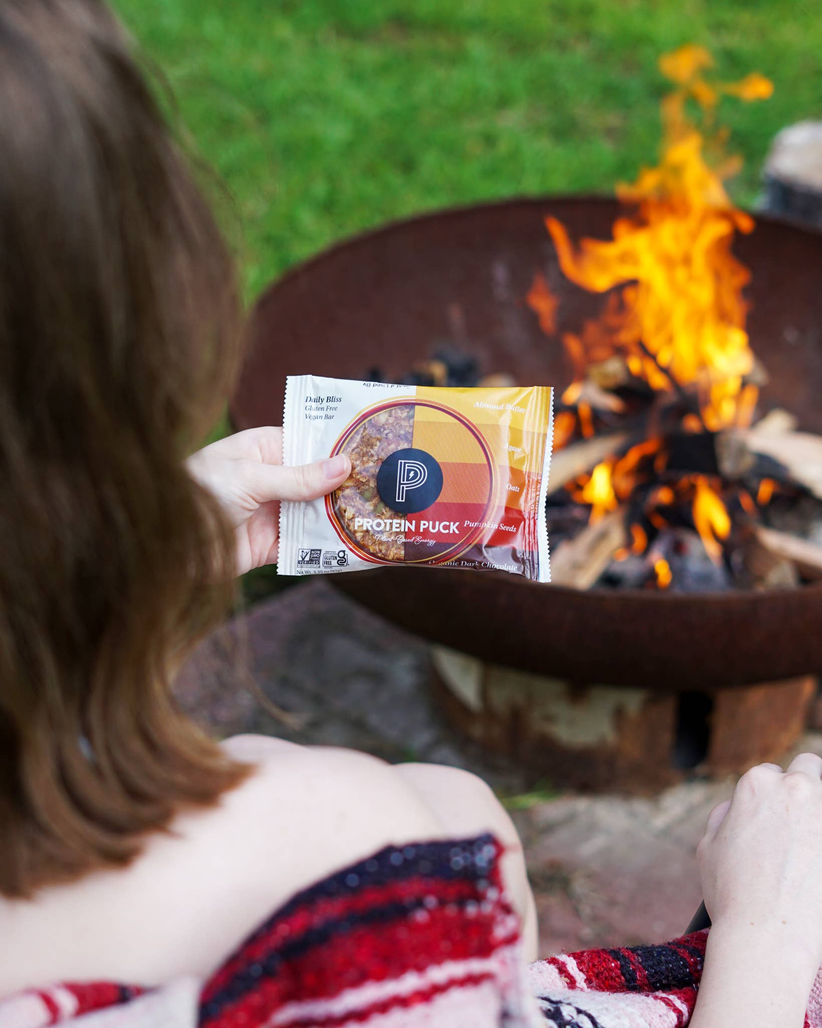 Protein Puck - Wholesale Snack Bar - Daily Bliss (Almond, Dark Chocolate) (16 - 3.25oz Bars)17