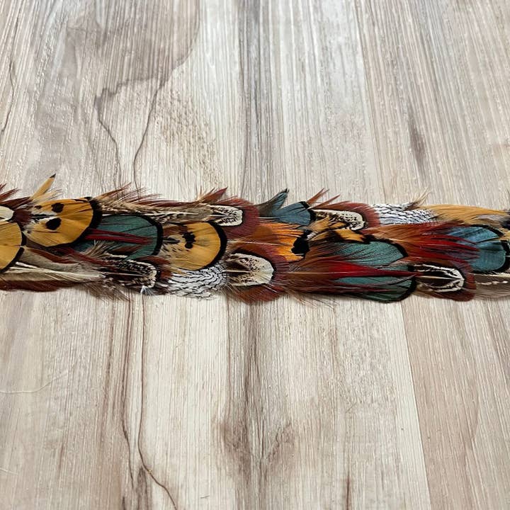 Willow Lane Hat Co. - Vente Accessoire pour chapeau – femme - Bandeau de Chapeau en Plumes - Vistoso II4