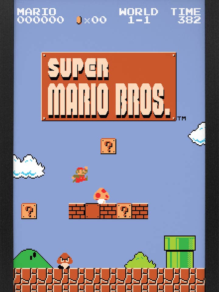 Super Mario Bros - Niveau 1-1 pour la vente par Pyramid America