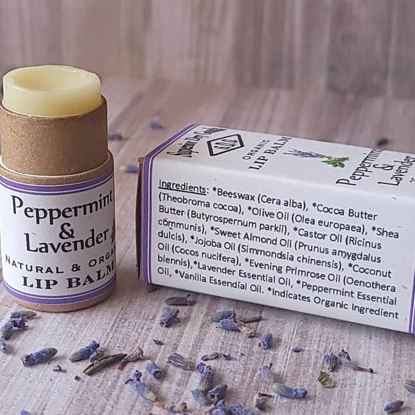 Superior Dry Goods - Wholesale Lip Balm - Peppermint & Lavender Lip Balm | Paperboard Tube | Organic3