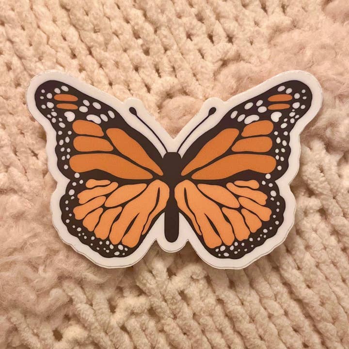 Monarch Butterfly Sticker for wholesale by AddiMadeIt