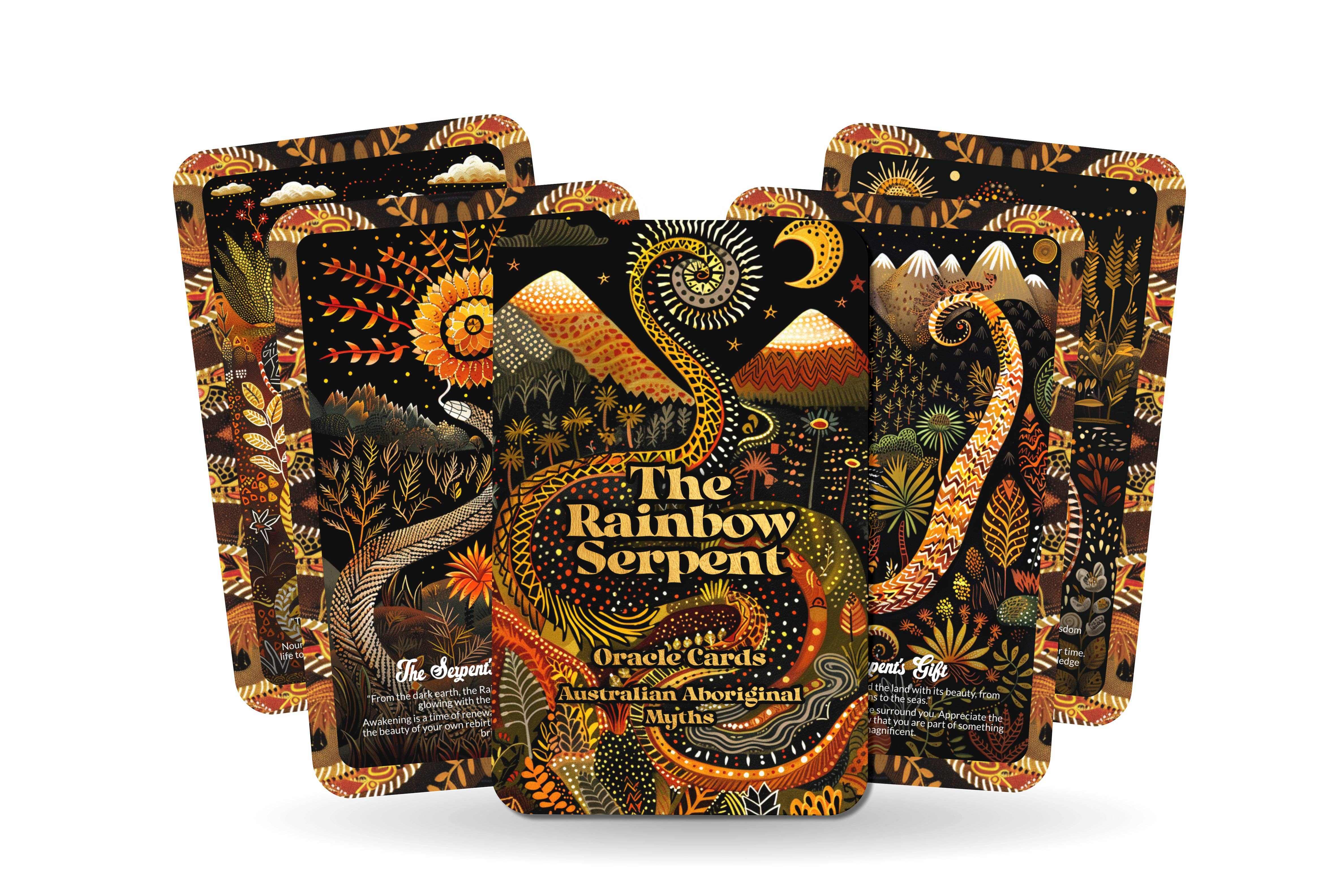 Ibiza Tarot USA - Wholesale Tarot Cards - The Rainbow Serpent - 22 Oracle Cards - Awaken Creation and Sacred Ancestral Energy4