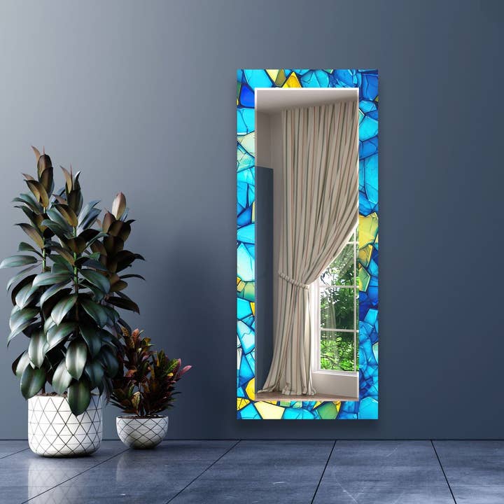 Miroir mural en verre trempé teinté pour la vente par MyPhotostation