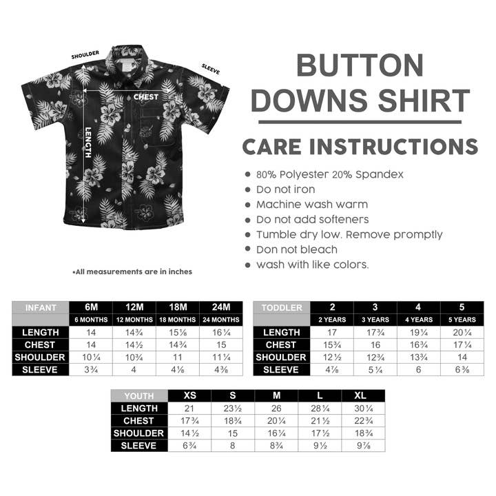 Vive La Fete - Wholesale Button Down Shirt - Kids - Florida Gators Royal Hawaiian Short Sleeve Button Down Shirt
