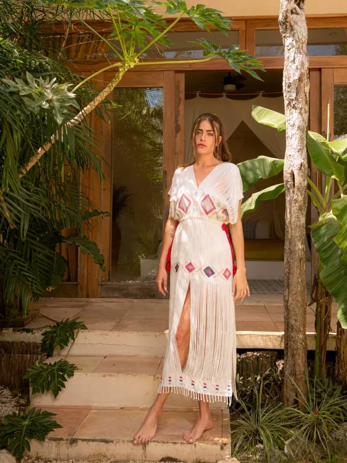 Holbox Maxi Dress for wholesale by Montsera Collective