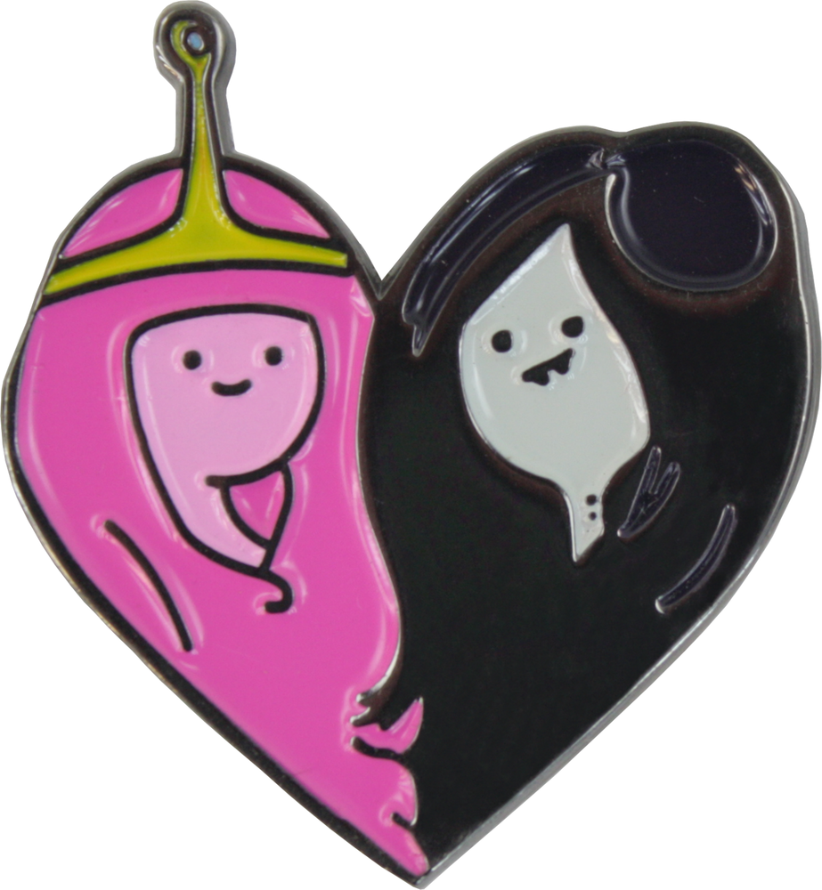 Square Deal Recordings & Supplies - Wholesale Lapel Pin/Button - Enamel Pin - Adventure Time - Princess Bubblegum And Marcy2