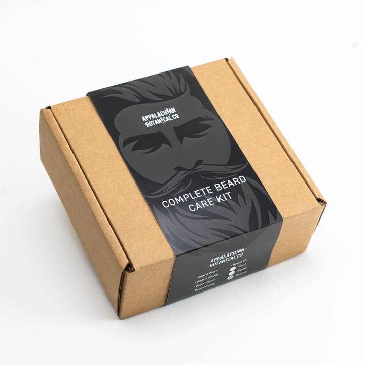 Appalachian Botanical Co. - Wholesale Beard Styling Product - Complete Beard Care Kit: Silver