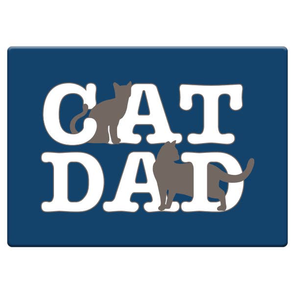 Dog Speak - Vendita all'ingrosso Calamite - Magnete rettangolare - Cat Dad